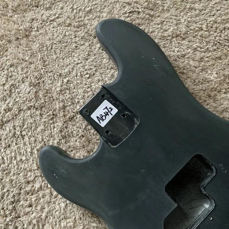 Black Left Handed 4 String Bass Basswood Body Fit Precision Bass