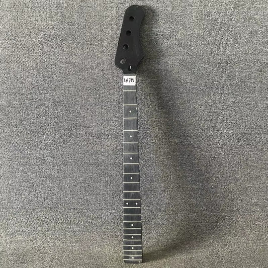 Black Maple Wood 4 String Bass Neck, Rosewood Fingerboard 21 Frets