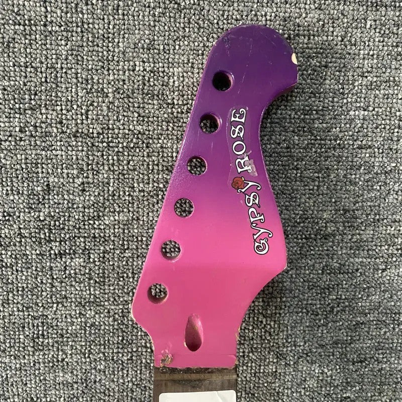 Gypsy Rose Purple Electric Guitar Maple Wood Neck, Rosewood Fingerboar