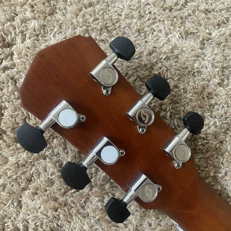 40 Inch Acoustic Guitar, Mahogany Body and Neck, Rosewood Fingerboard