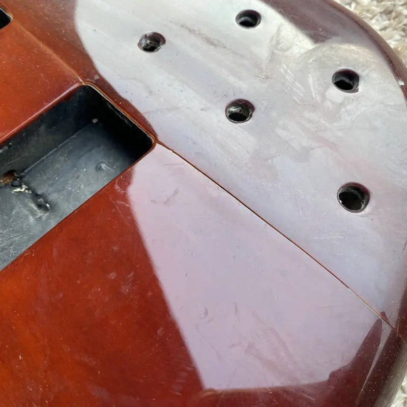 Solid Basswood 5 String Electric Bass Guitar Body DIY Project