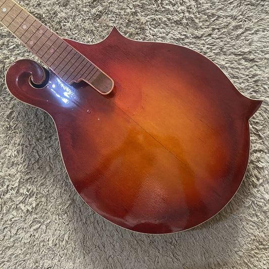 Cherry Burst Finish 8 String Mandolin, Spruce Top Body, Mahogany Neck