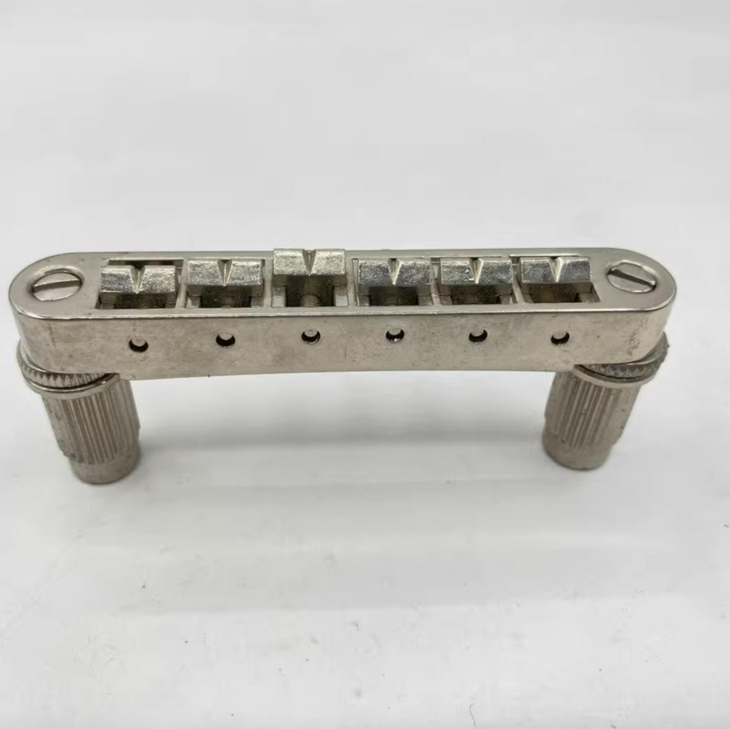 Aged Nickel Guitar Tune O Matic Bridge Fit Ibanez,Epiphone,Washburn,Co