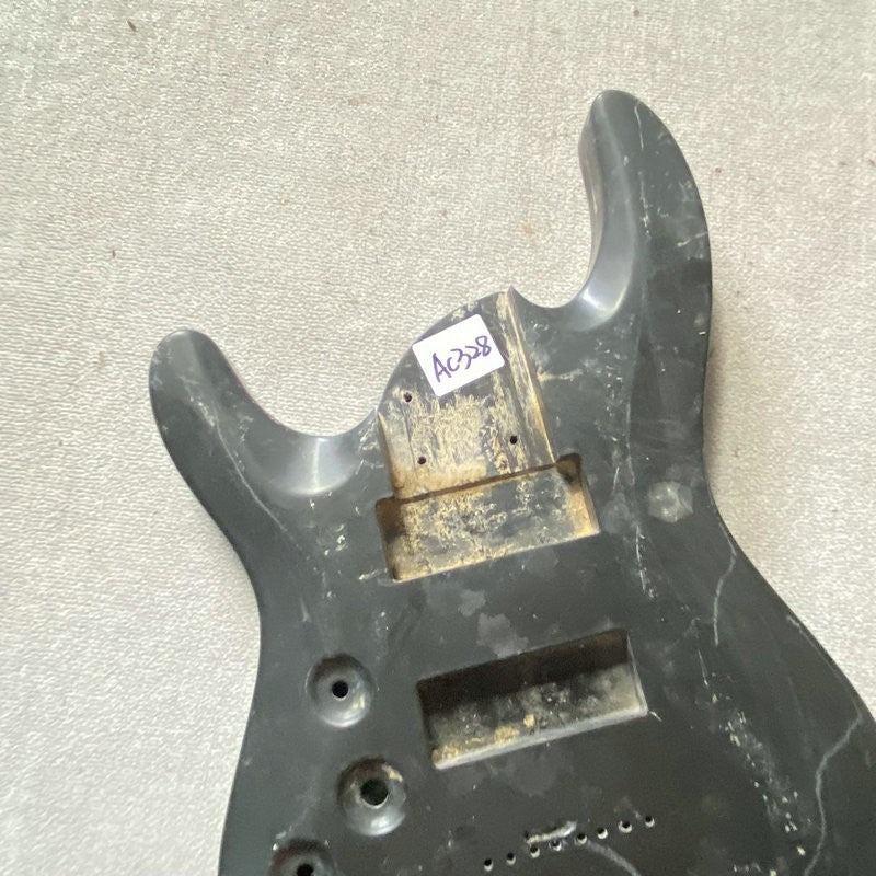 Black Left Handed 8 String Guitar Basswood Body