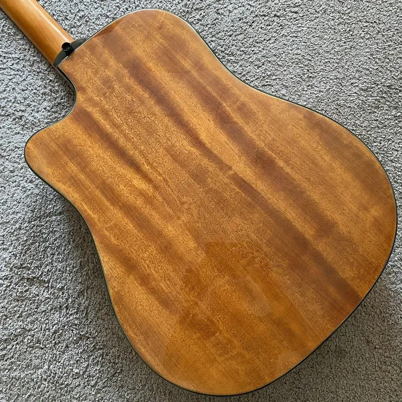 LAG 12 String Acoustic Electric Guitar, Spruce Top Mahogany Body and N