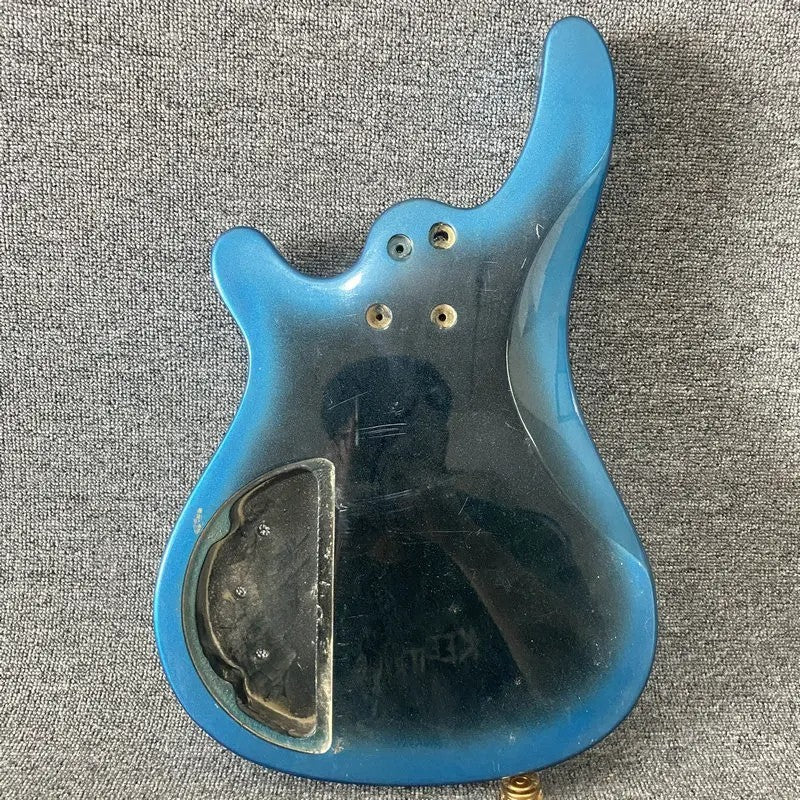 Blue DIY Project Electric Bass Basswood Body