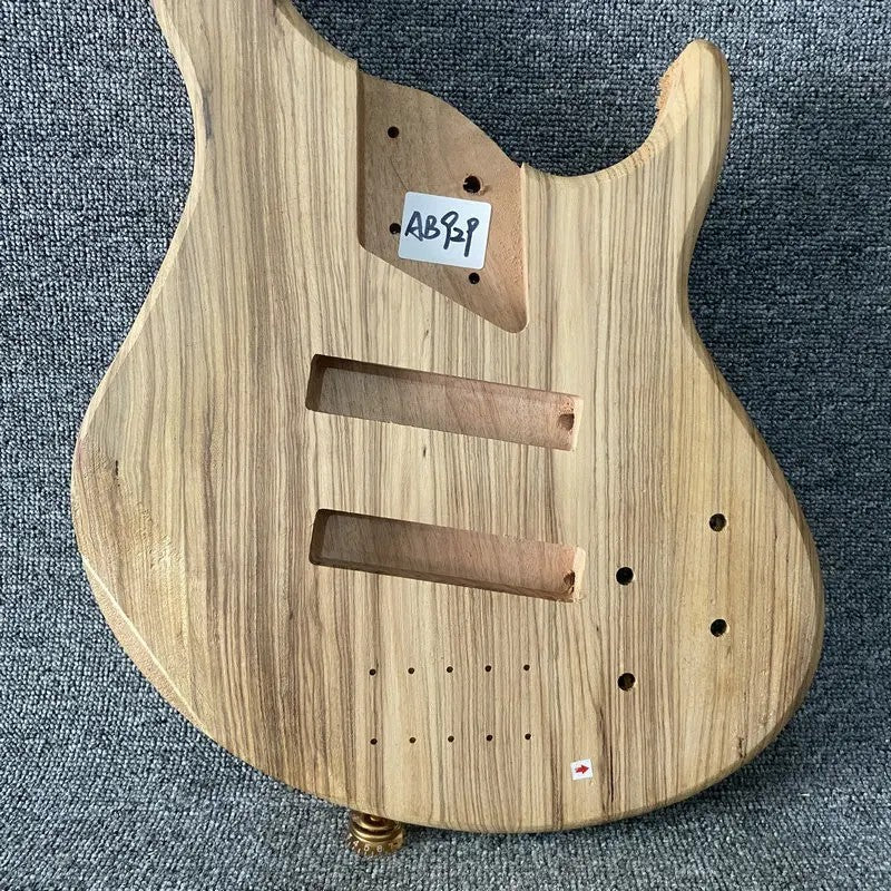 Wenge Wood Top Bass Guitar Solid Body DIY Project