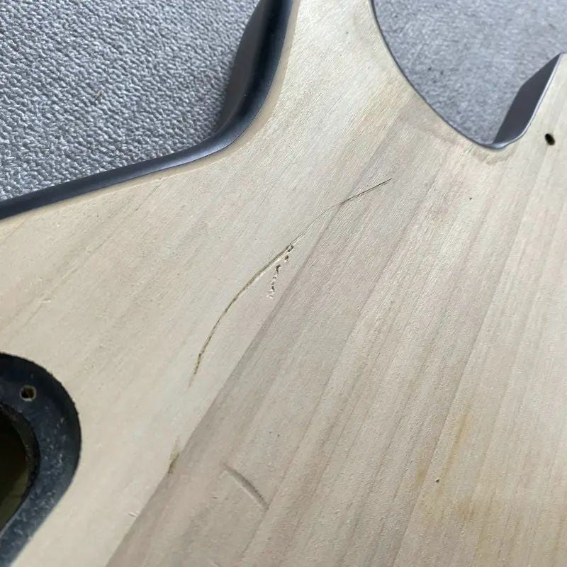 Solid Basswood Electric Bass Guitar Body DIY Project