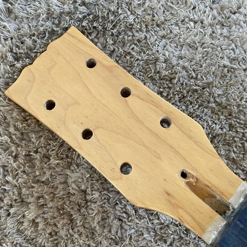 Mahogany Veneer Top Basswood Guitar Body, Maple Neck Fit Les Paul LP