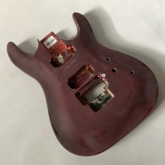 Red Wine Guitar HH Double Cutaway Body DIY Project