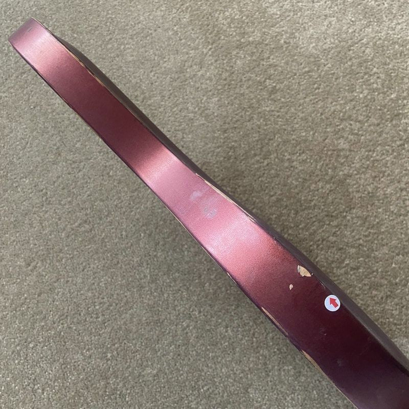 Red Basswood 4/5 String Electric Bass Body