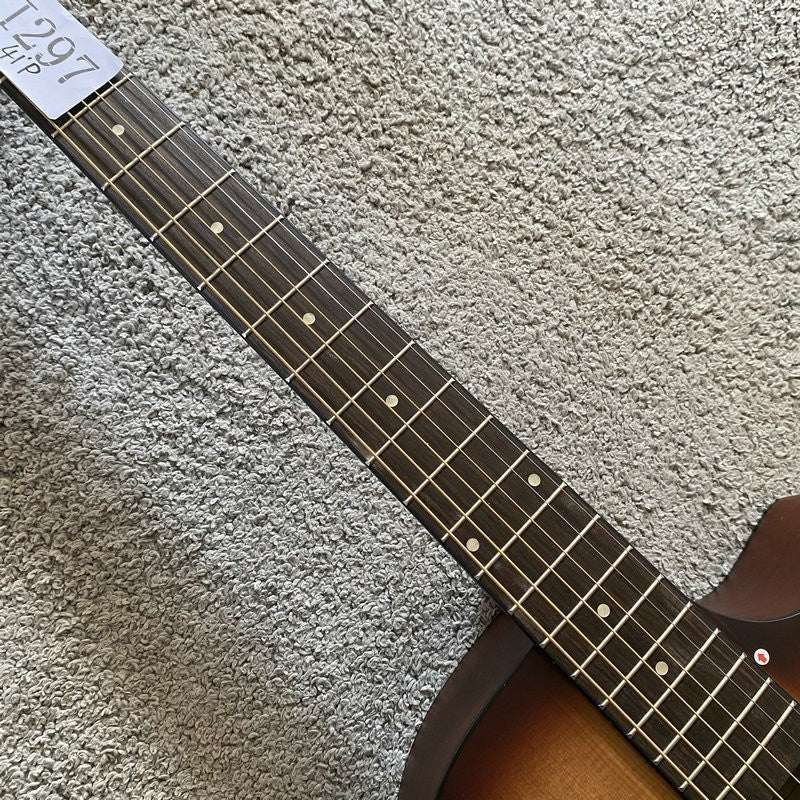 Sunburst 40 Inch Acoustic Guitar, Spruce Mahogany Body Rosewood Finger