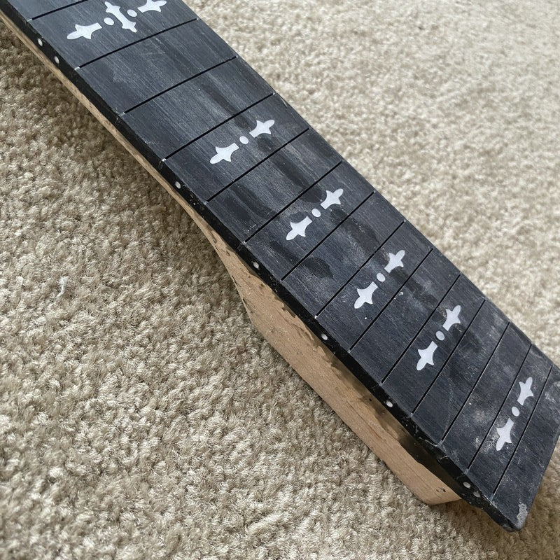 Maple Wood Electric Guitar DIY Project Neck, Rosewood 24 Frets Fingerb