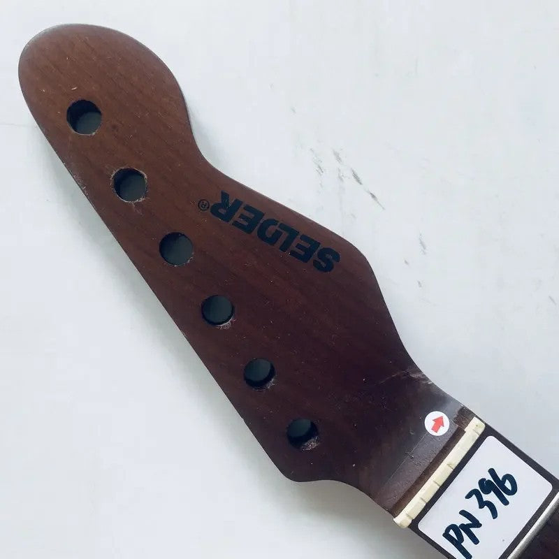 Dark Roasted Maple Wood Guitar Neck, 22 Frets Fingerboard