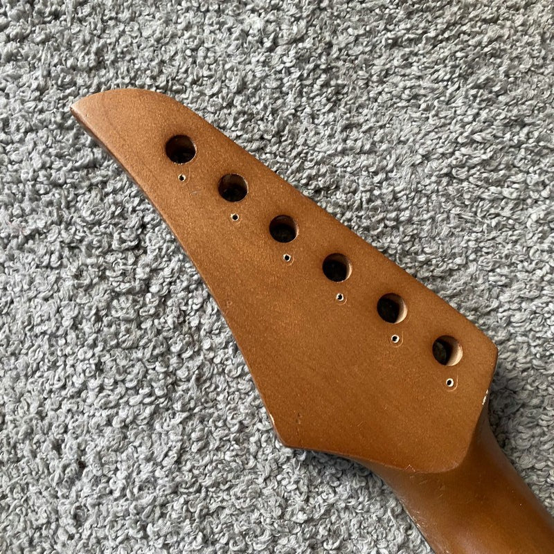 Dark Maple Electric Guitar Neck, Rosewood 22 Frets Fingerboard