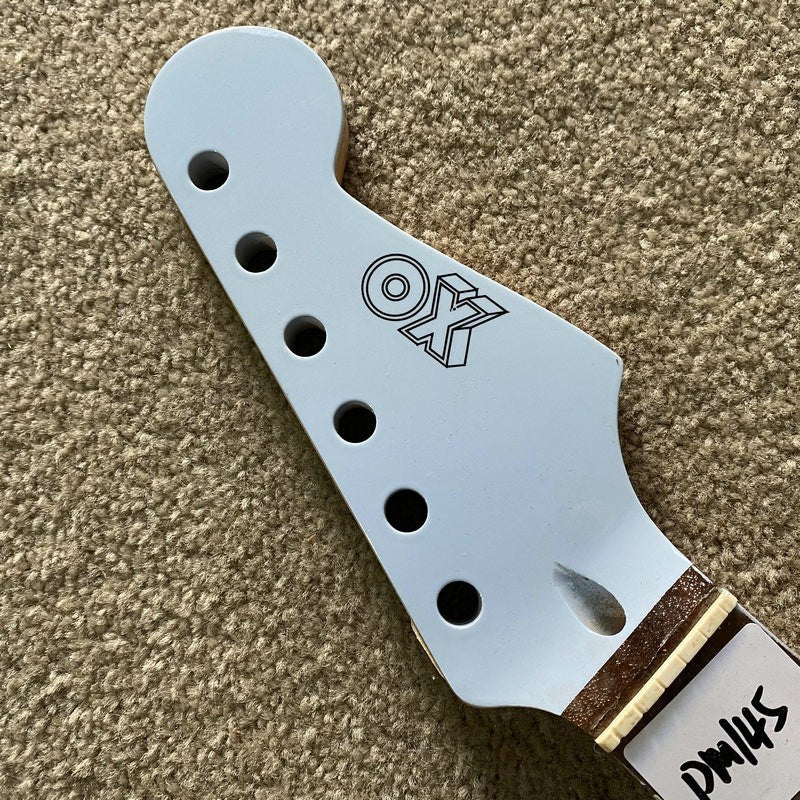 XO Blue Maple Wood Guitar Neck, Rosewood 22 Frets Fingerboard