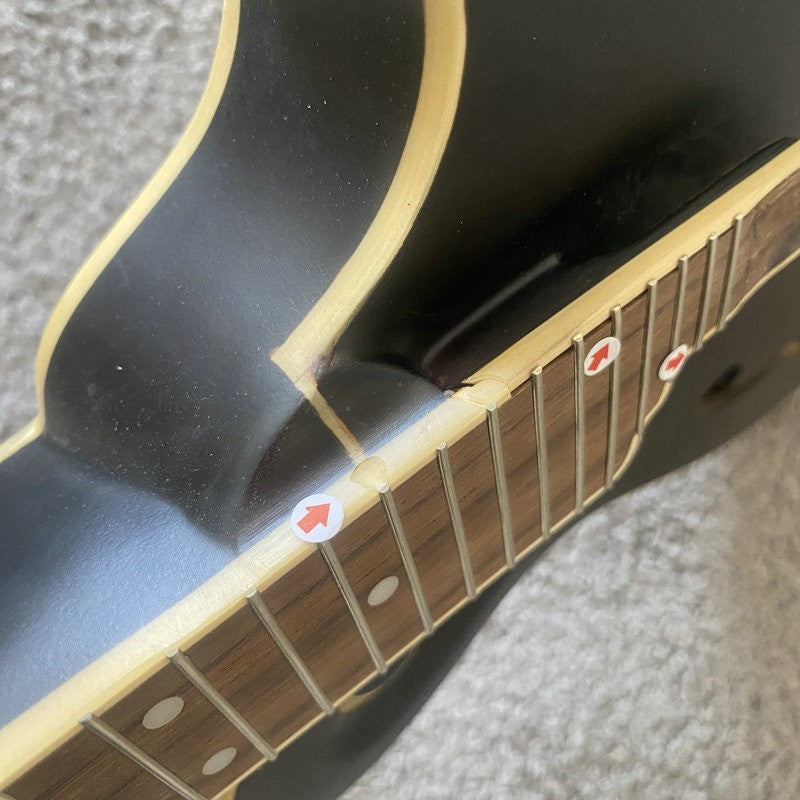 Sunburst Mahogany Wood 8 String Mandolin Body, Rosewood Fingerboard Ne