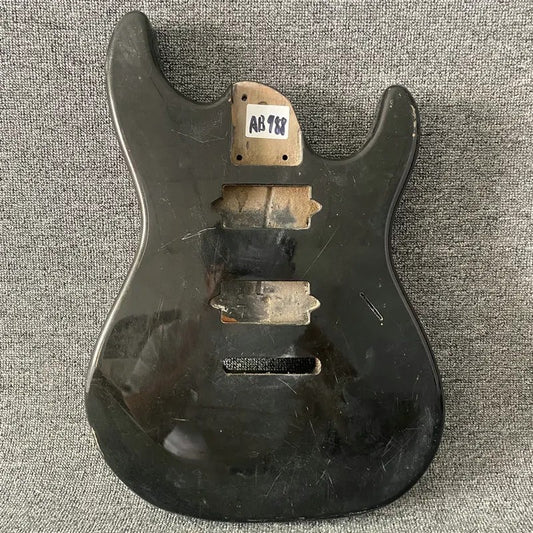 Gloss Black Basswood Guitar Solid Body DIY Project