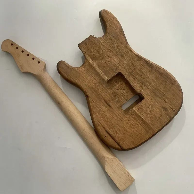 DIY Set Guitar Basswood Body with Maple Neck Project