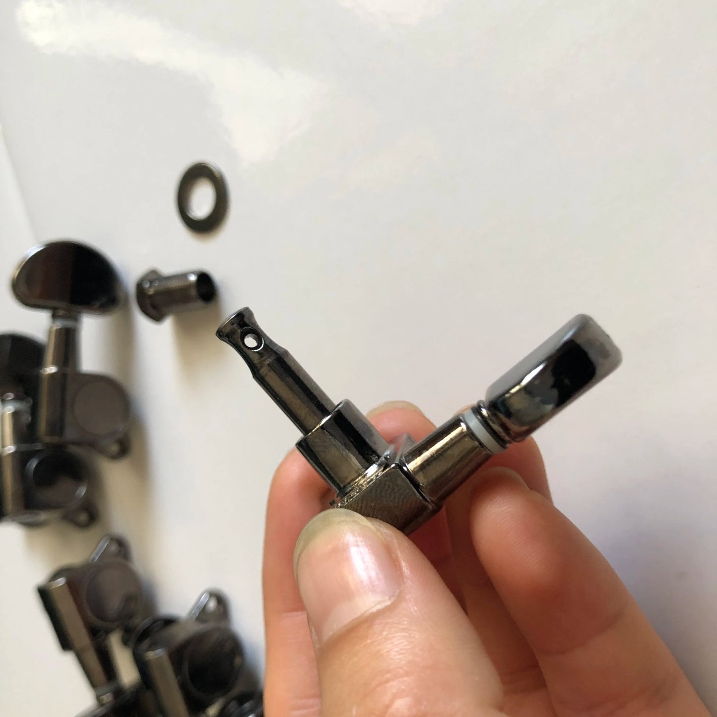 Black Nickel Guitar Tuning Pegs Machine Heads Keys Fit Washburn,Ibanez