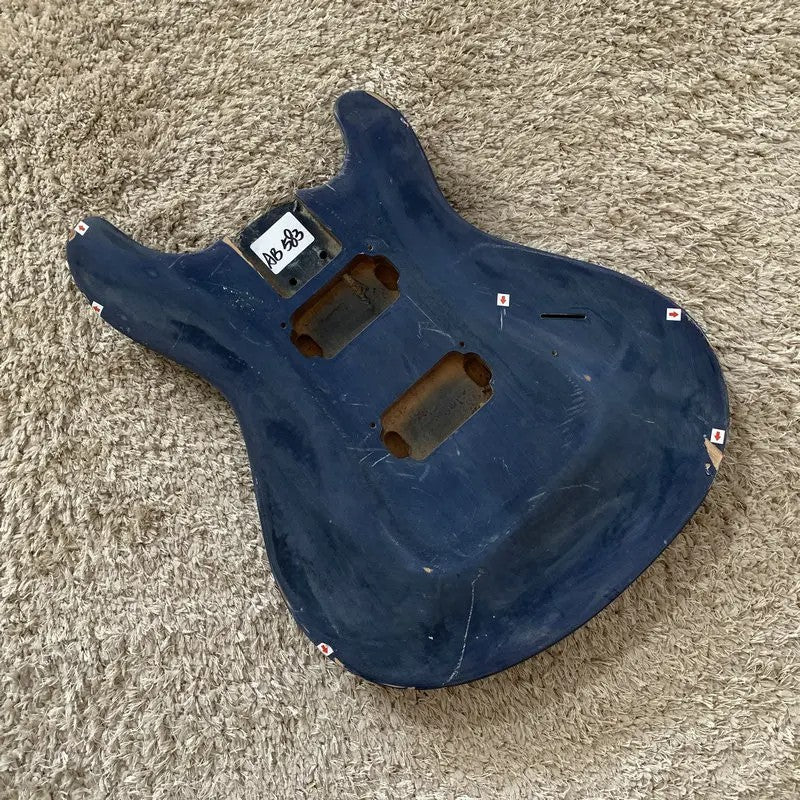Blue HH Basswood Guitar Body DIY Project