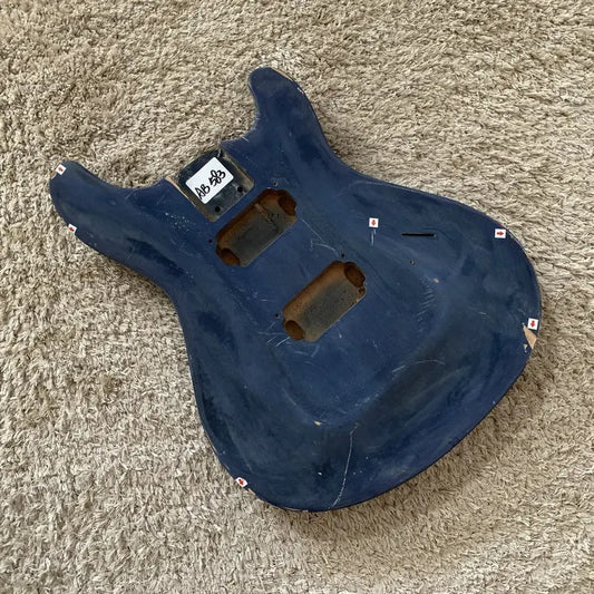 Blue HH Basswood Guitar Body DIY Project
