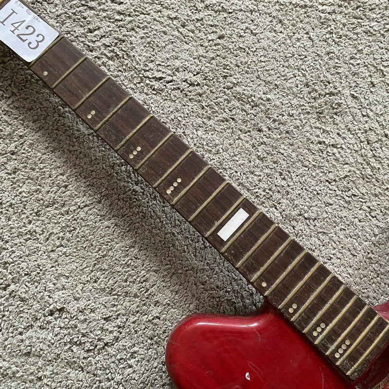 Red SSS Electric Guitar, Ash Wood Body, Maple Neck, Rosewood Fingerboa