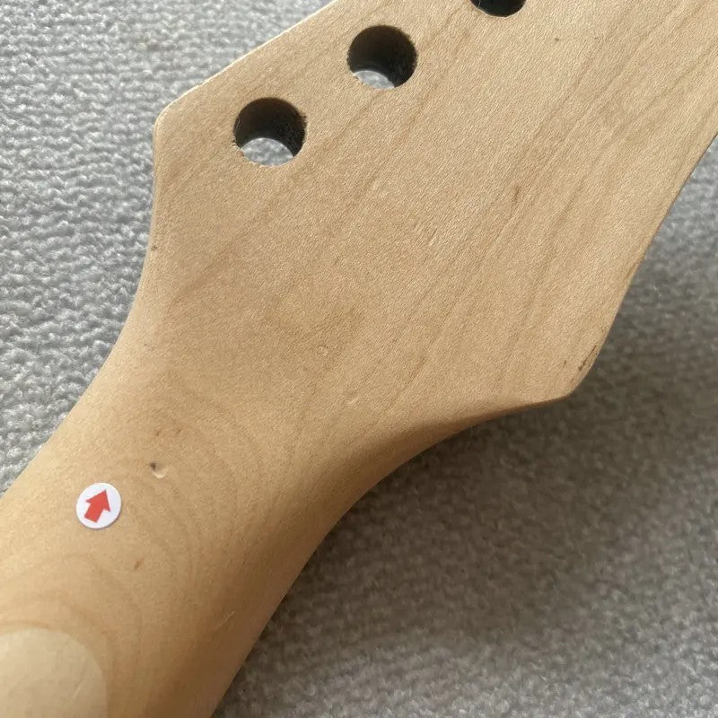 Reversed Headstock Guitar Neck, Maple Fingerboard 24 Frets
