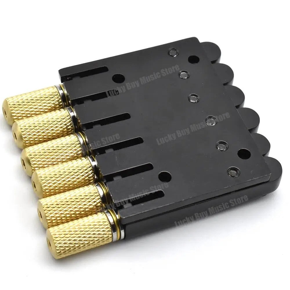 Brass Headless Guitar Bridge Saddles System Fit Strandberg,Kiesel,Iban