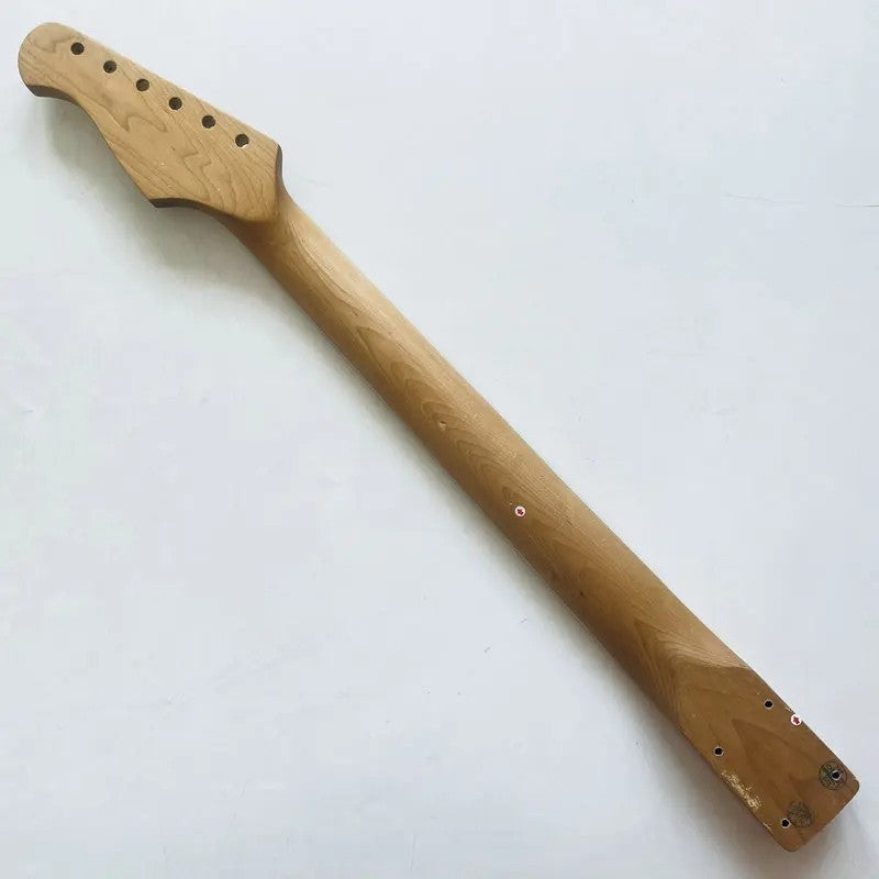 White Harley Benton Guitar Maple Neck, Rosewood 22 Frets Fingerboard F