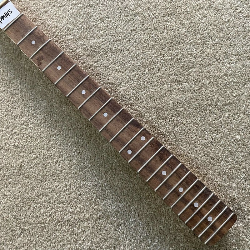 XO Blue Maple Wood Guitar Neck, Rosewood 22 Frets Fingerboard