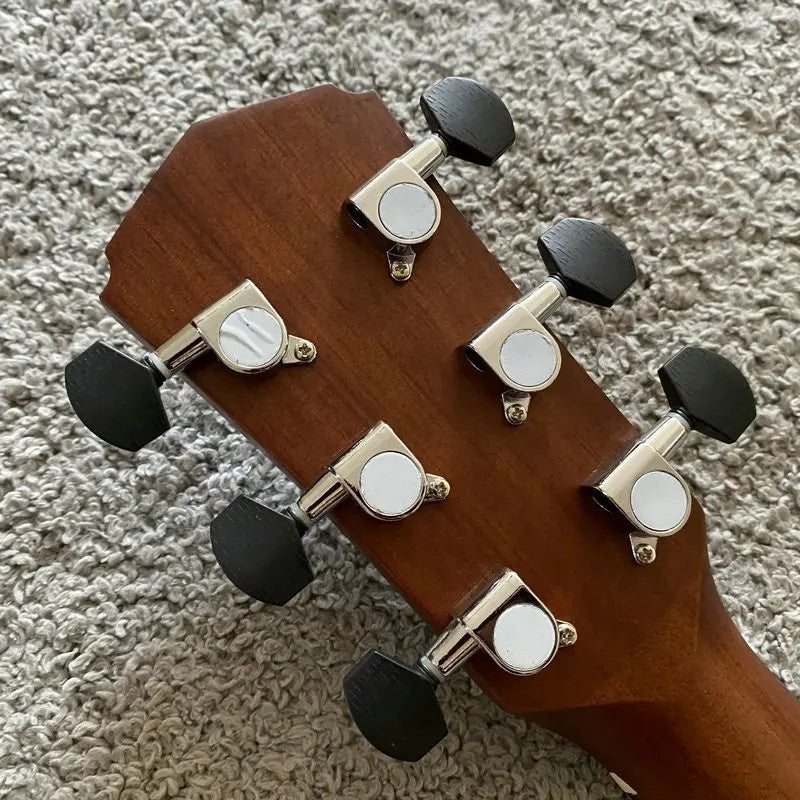 40' Acoustic Guitar, Solid Mahogany Body, Rosewood Fingerboard Neck