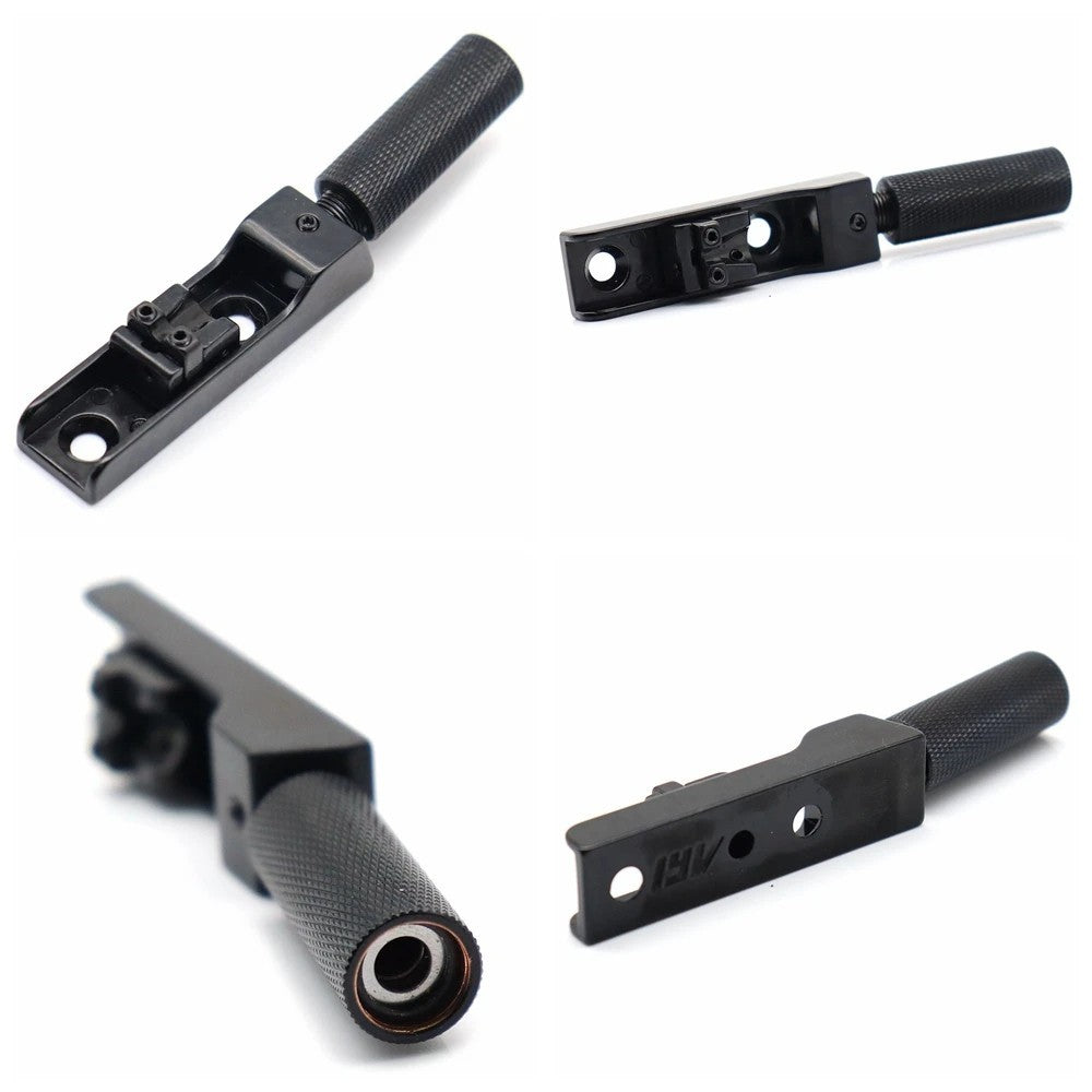 Black 4 String Headless Bass Bridge Individual Saddles Set