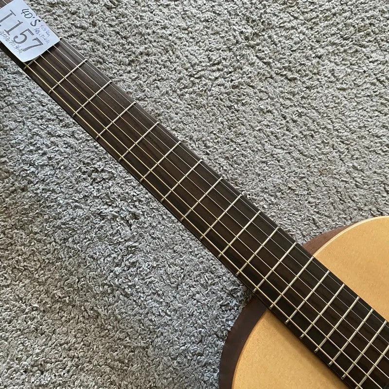 38" Parlor Acoustic Guitar, Solid Top Spruce Body, Mahogany Neck