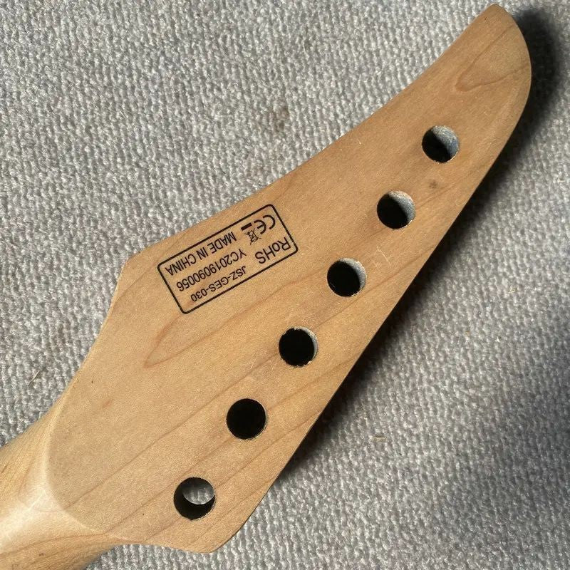 Blue Maple Wood Guitar Neck, Rosewood Fingerboard 24 Frets