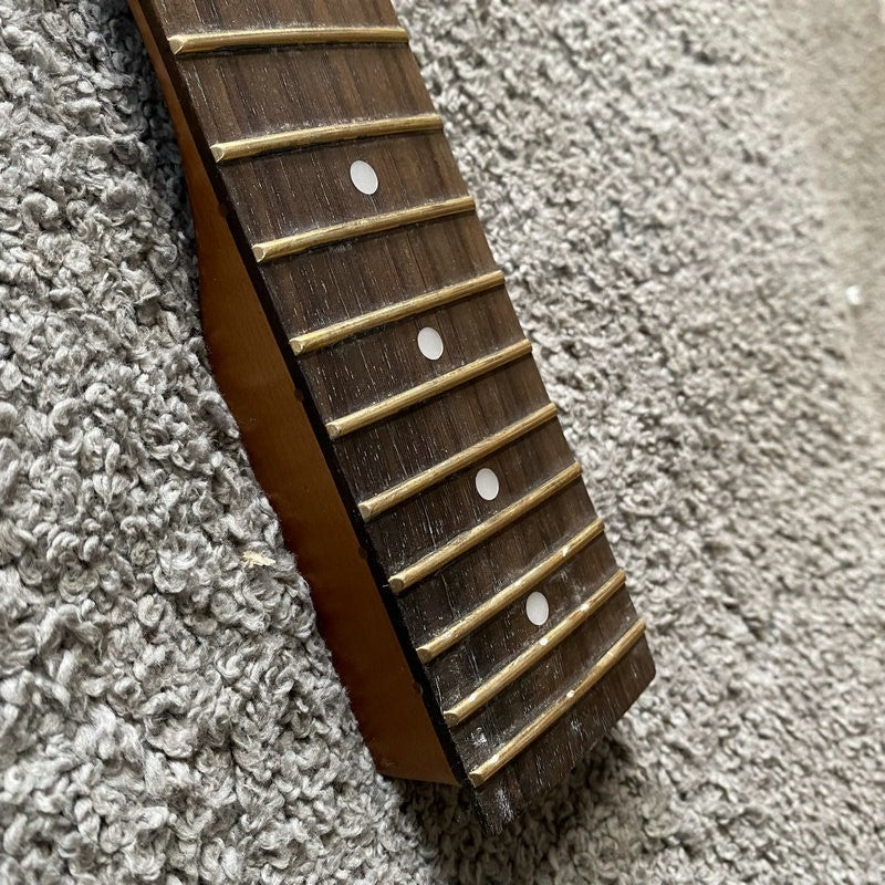 Dark Maple Electric Guitar Neck, Rosewood 22 Frets Fingerboard