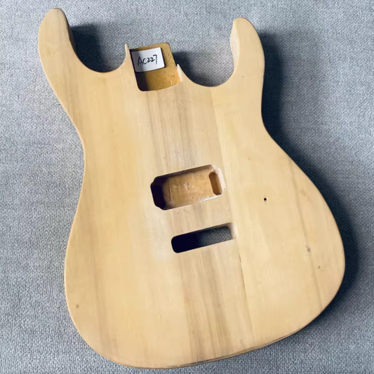 DIY Basswood Guitar Unfinished Body, Single Humbucker Pickup Route