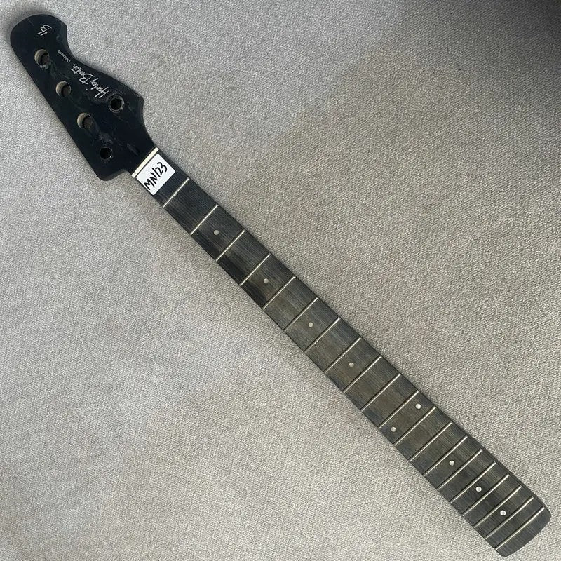 Black Harley Benton 5 String Bass Maple Wood Neck, Rosewood Fingerboar
