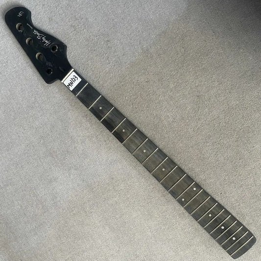 Black Harley Benton 5 String Bass Maple Wood Neck, Rosewood Fingerboar