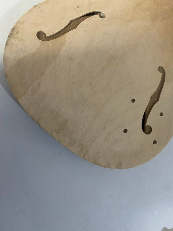 Single Cutaway Hollow Jazz Guitar Body DIY Project