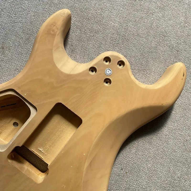 Basswood HSH Guitar Double Cutaway Body
