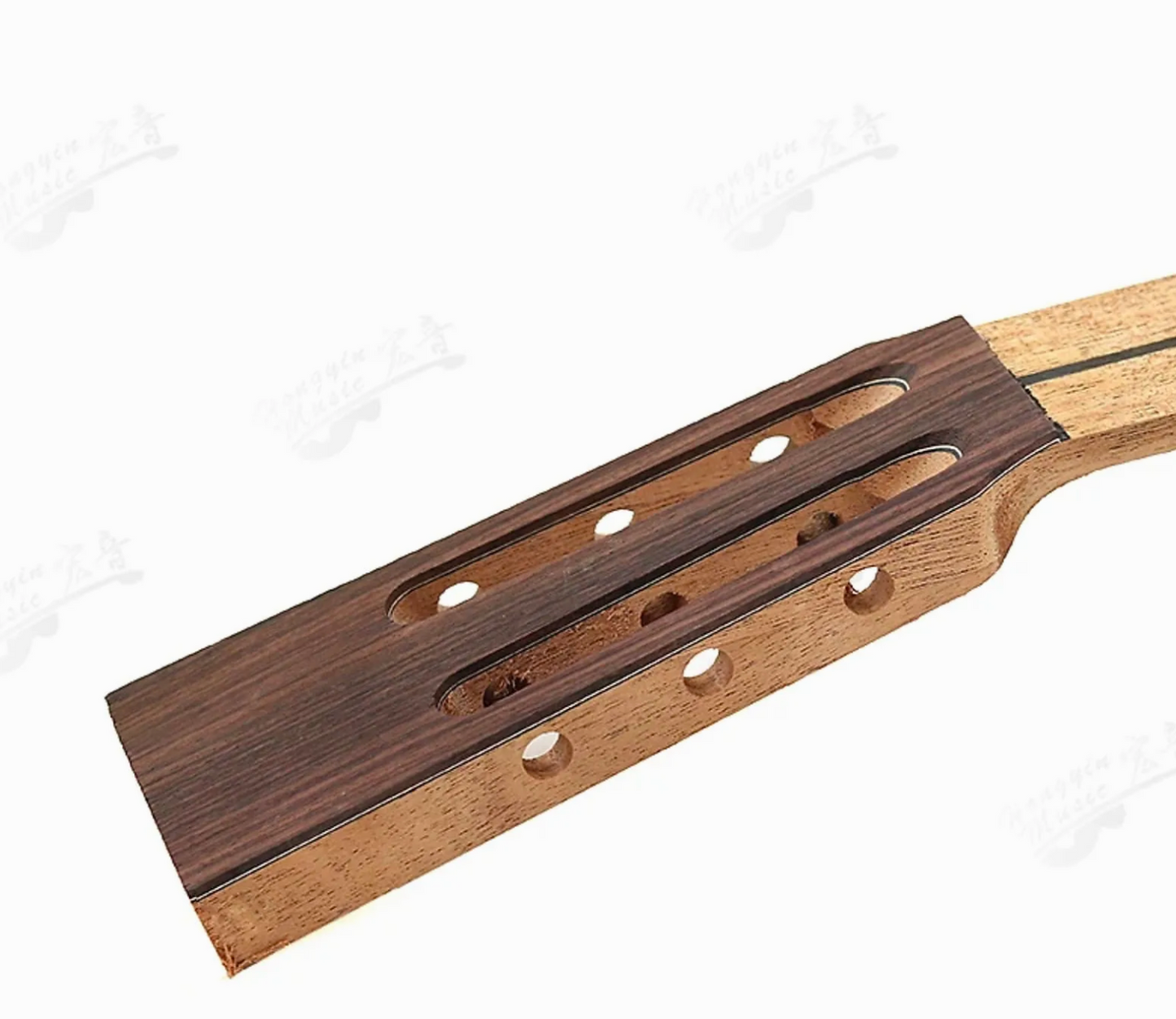 Mahogany Wood Classical Spanish Guitar Neck with Ebony Ribs