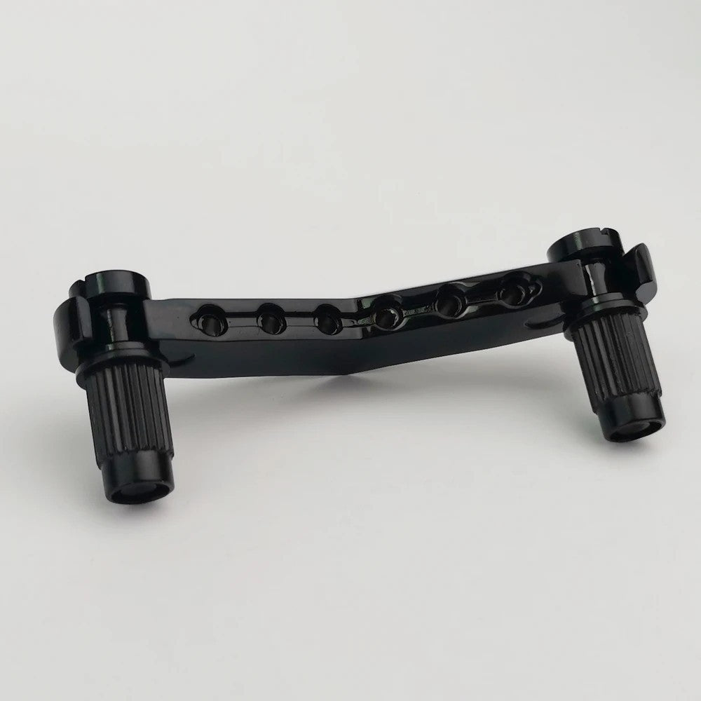 Black Guitar Tune O Matic Bridge Roller Saddles with Tailpiece Fit Les