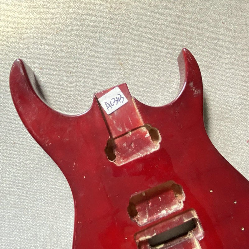 Red HH Guitar Double Cutaway Basswood Body