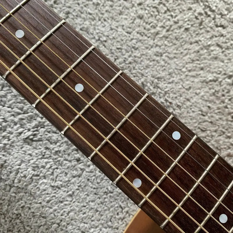 Luna 40 Inch Guitar, Vintage Solid Spruce Top Body, Mahogany Neck