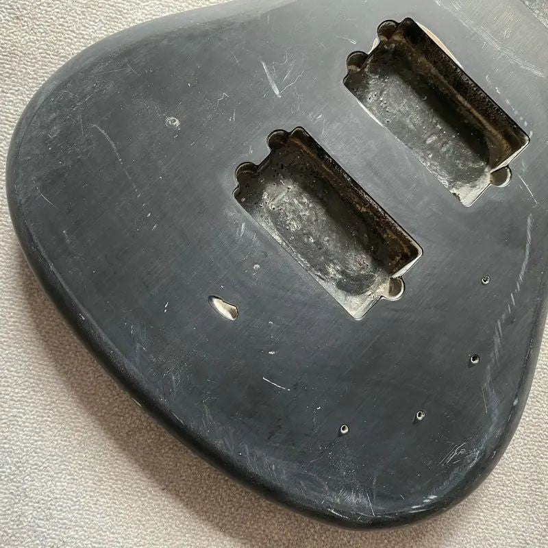 Black 4 String Bass Basswood Body Fit Warwick Bass DIY Project