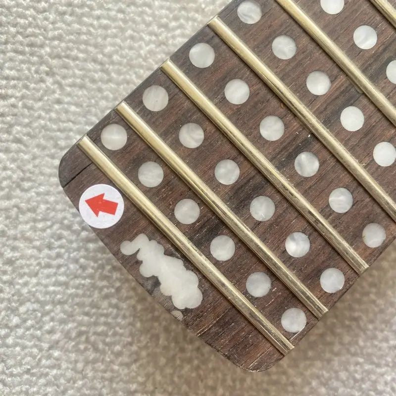 DIY Project Guitar Maple Neck, 22 Frets Fingerboard Rosewood Fretboard