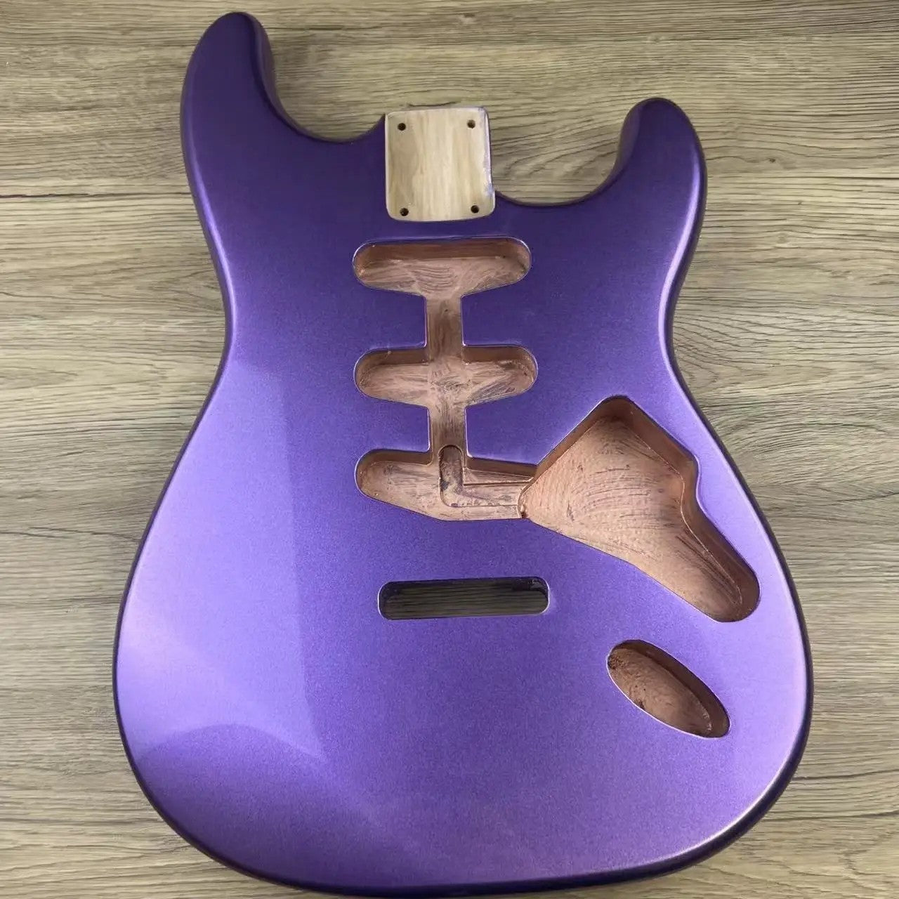 Metallic Purple Alder Wood Guitar Body Fit Stratocaster Strat
