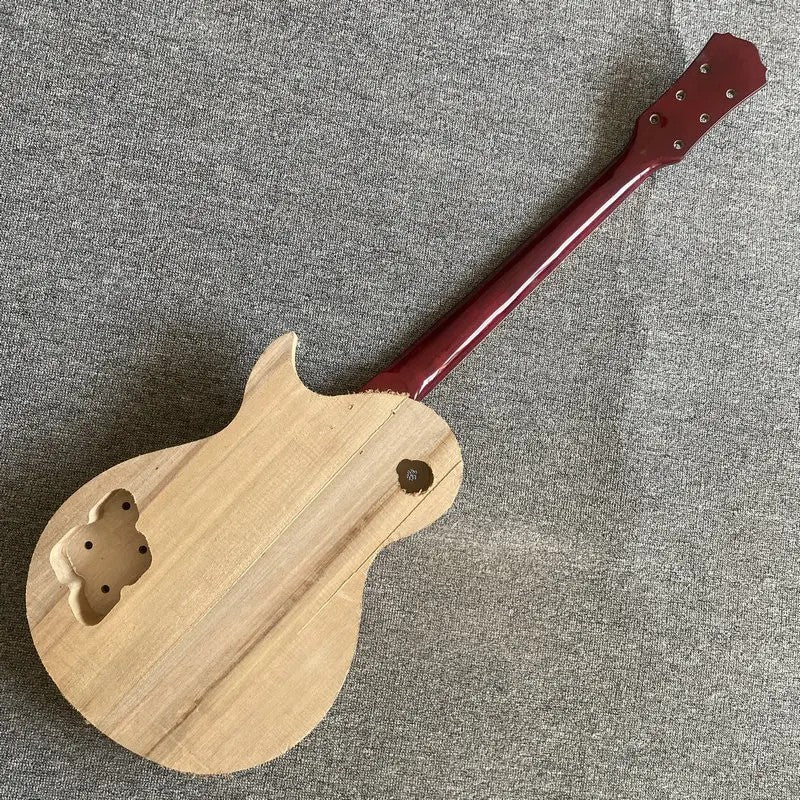 Unfinished Basswood Guitar Body with Maple Neck, Rosewood Fretboard Fi