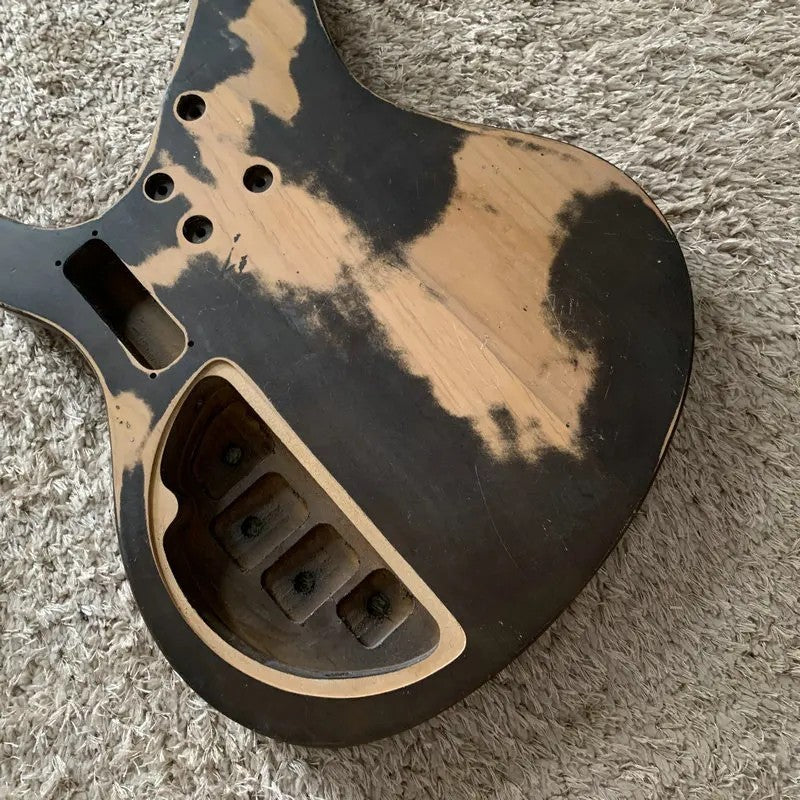 5 String Electric Bass Guitar Solid Basswood Body